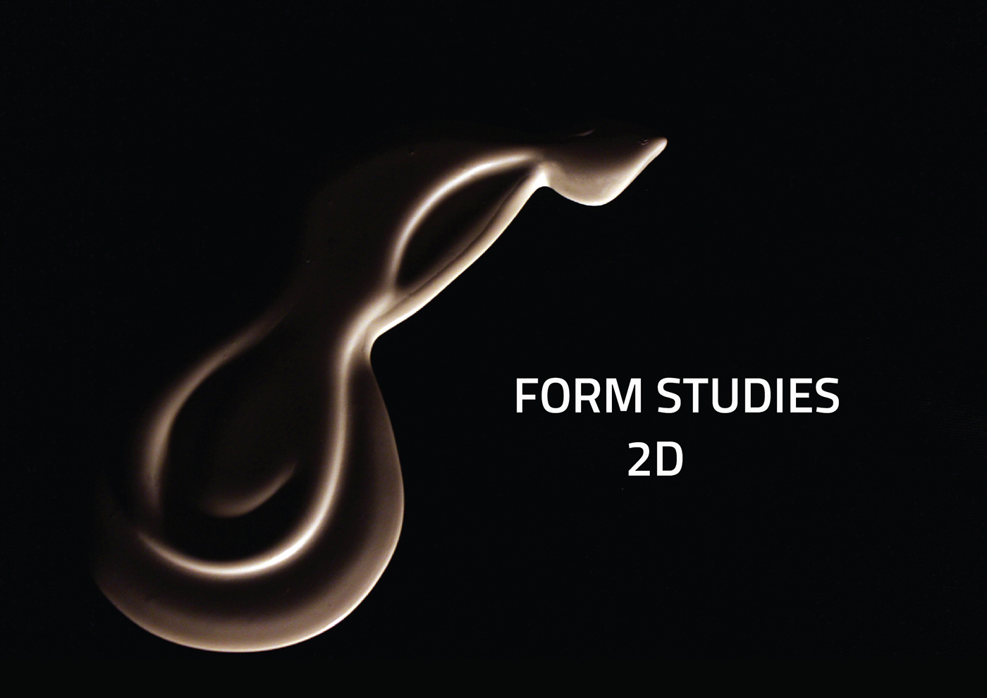 Form radii manipulation 2D 3D Form photography