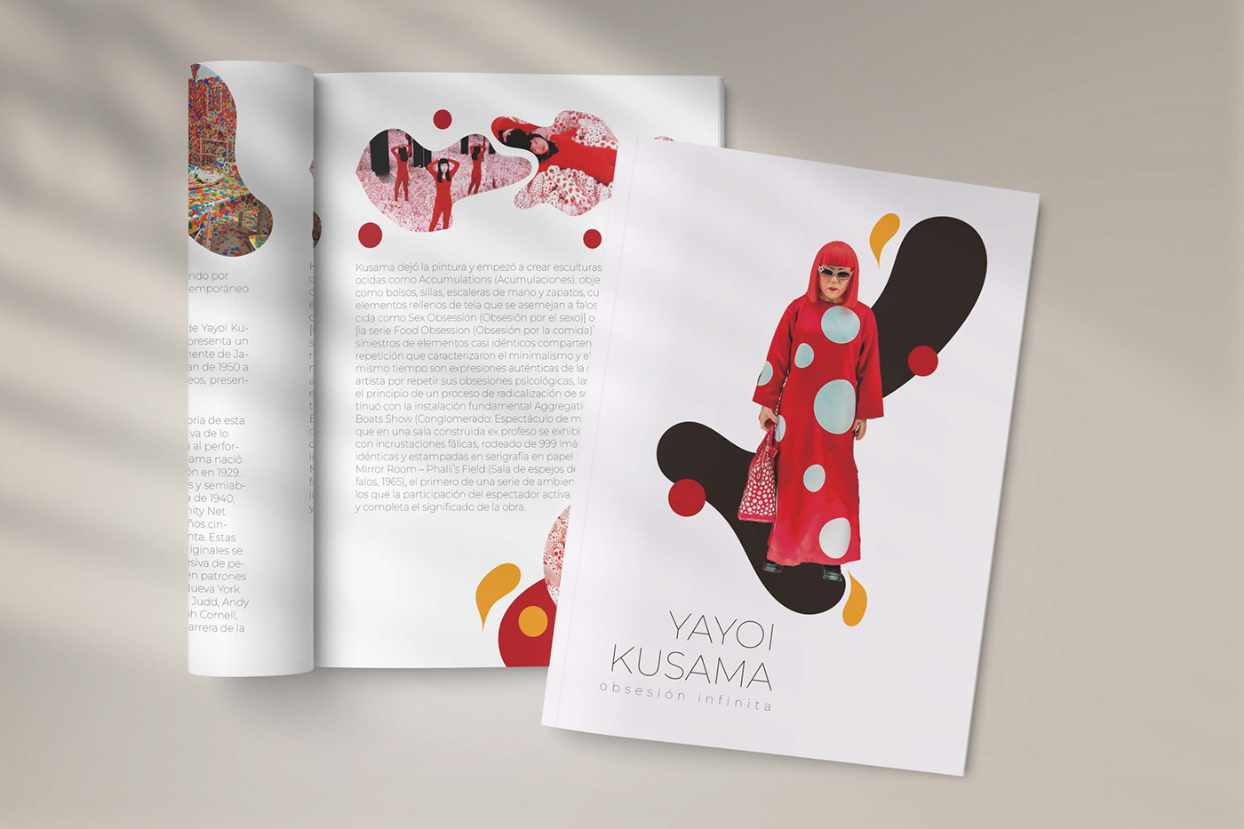 deseign diseñoeditorial Diseñoeditorialdigital diseñografico editorial editorial design  InDesign magazine Yayoi Kusama yayoikusama