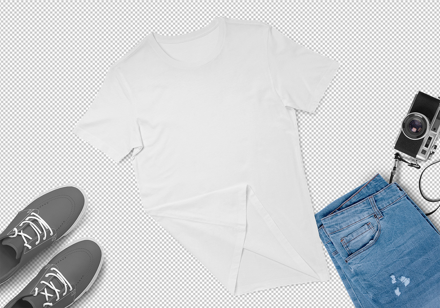 Download Free T-Shirt Mockup Scene on Behance