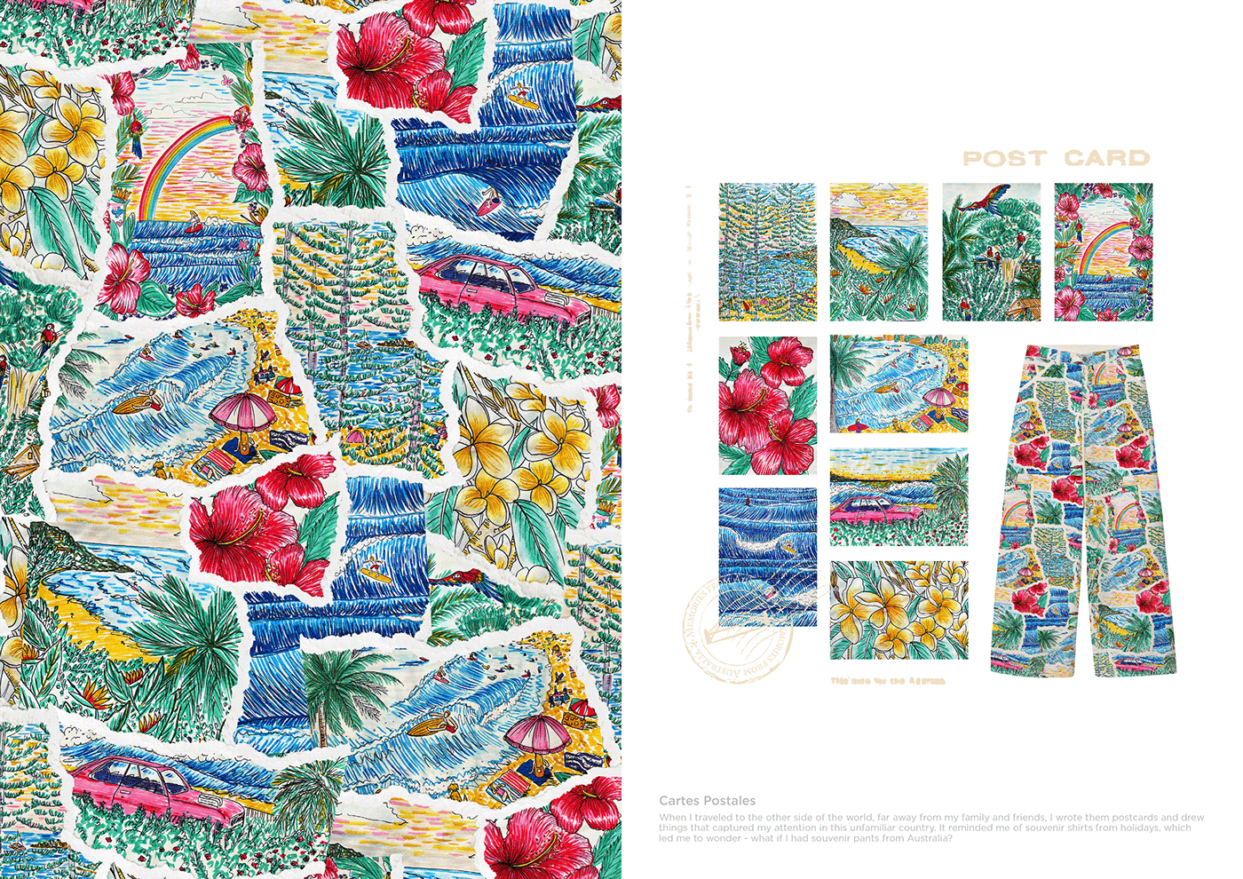 art design portfolio artwork pattern textile