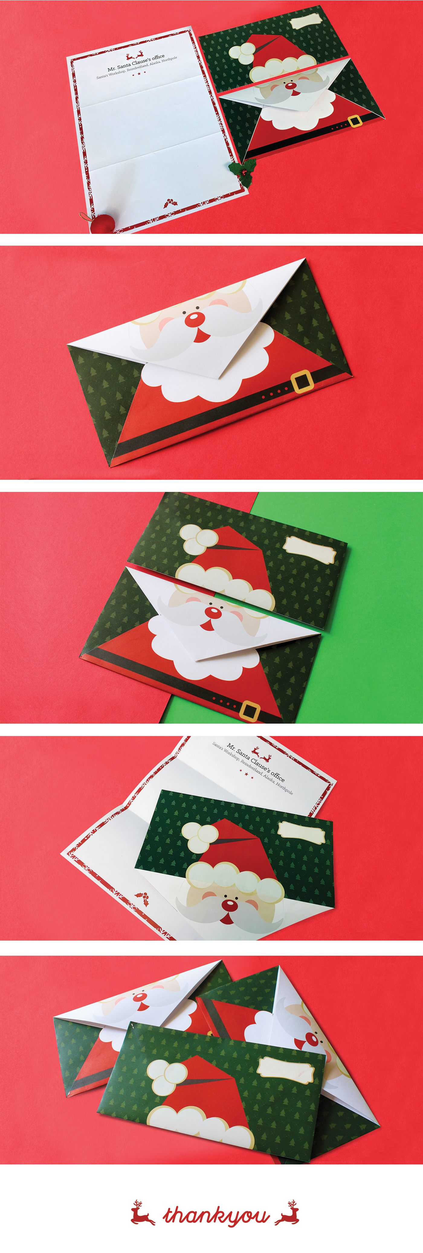 Amazon Christmas Santa Claus secret santa e-commerce Letters to santa branding  print design  envelop letterhead