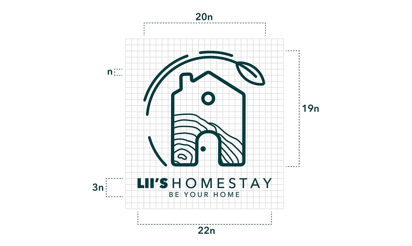 green home Homestay homestay logo logo mdxns