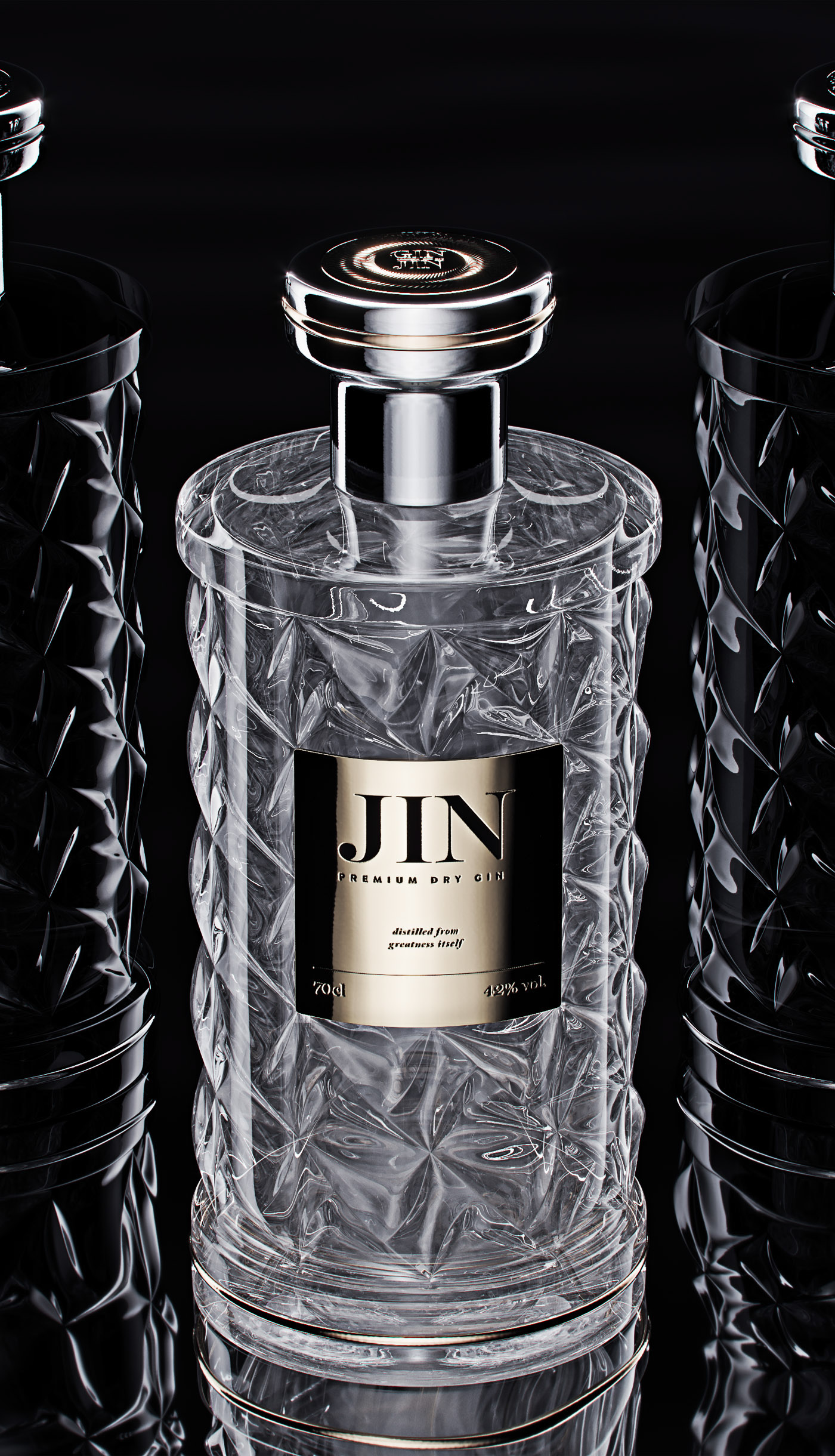 gin Packaging premium luxury highend FMCG Spirits alcohol