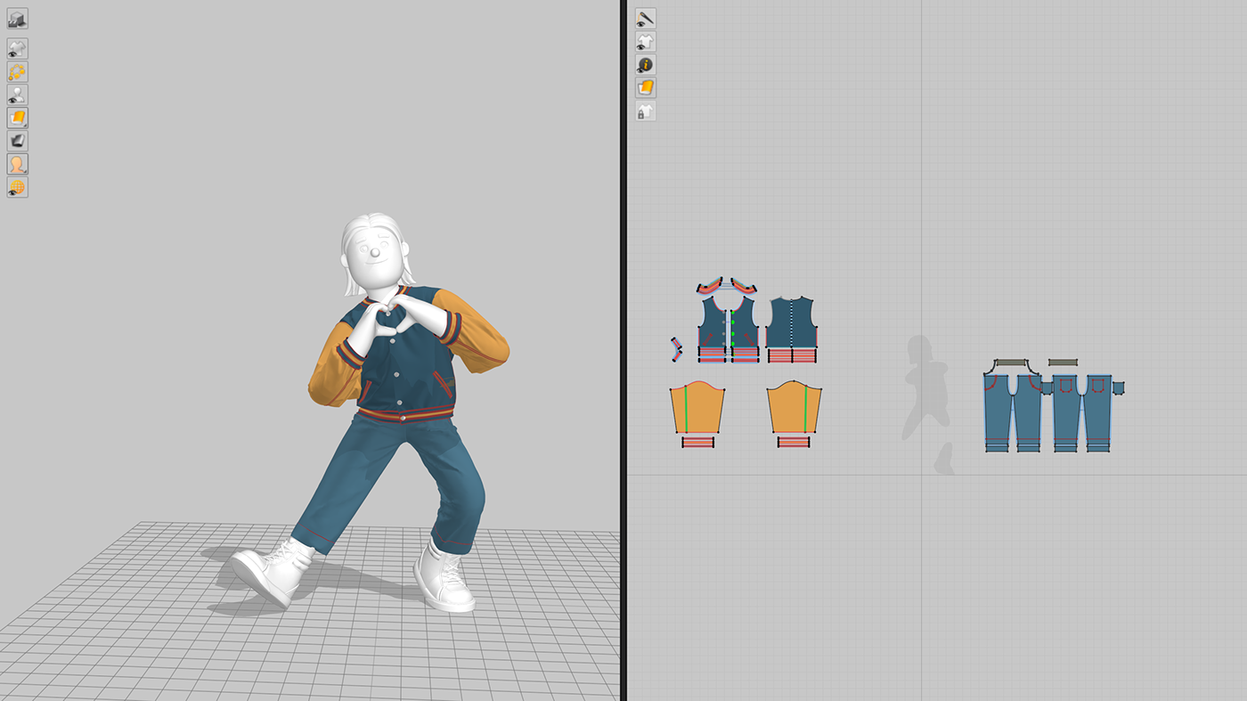 3D animation  Character design  marvelous designer 3d fashion Maya 3D 3D illustration modeling Render interior design 