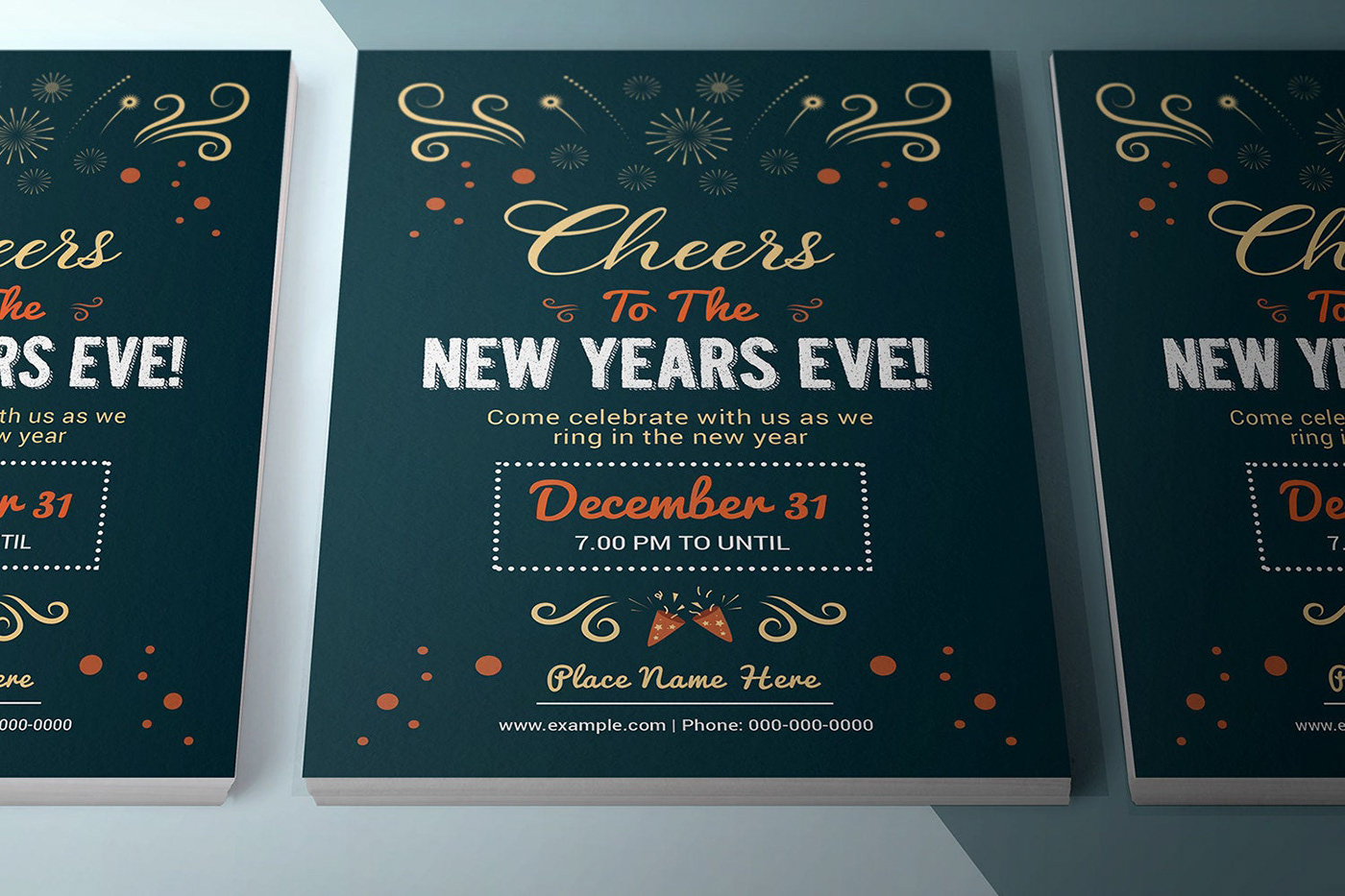 New Year Party new year party flyer new year invitaiton holiday party Invitation Card invitaton template photoshop template ms word New Year poster