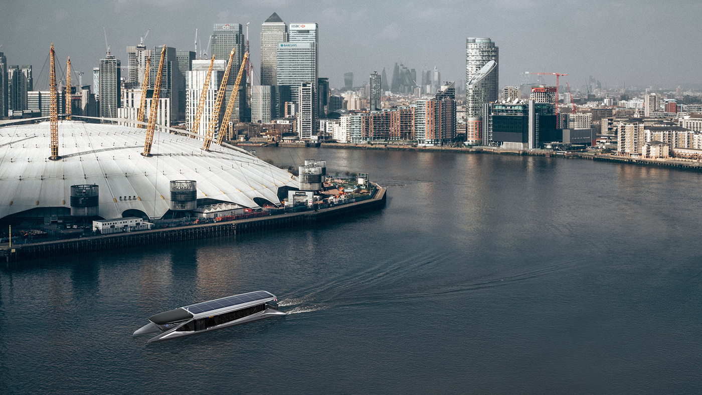 london eye London england United Kingdom vessel boat Transportation Design concept industrial design  UK