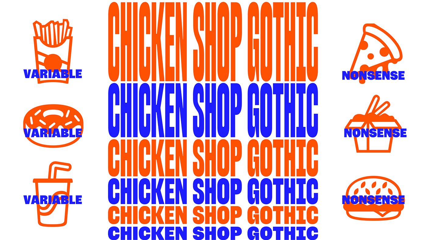 sans grotesk font variable poster editorial condensed Emoji Food  Cheap