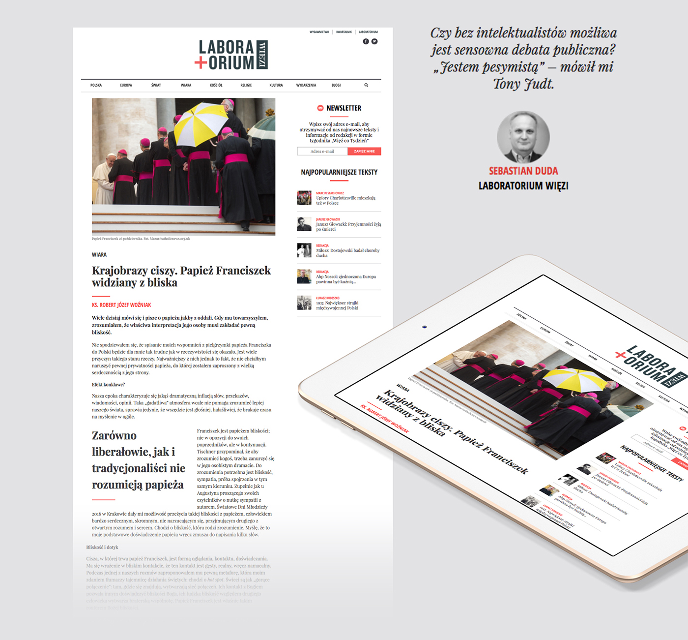 Laboratorium Wiezi Webdesign media Responsive mobile magazine