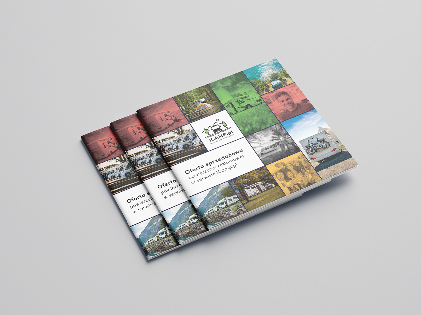 folder catalog katalog camper brochure design identity print dtp
