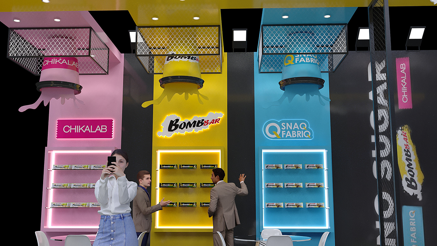 3ds max booth booth design Exhibition  exhibition stand expo fuar fuar standı izmir Stand