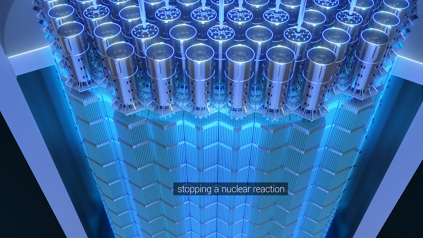 rosatom nuclear reactor 3D АЭС NPP Uranium nuclear fuel tvel