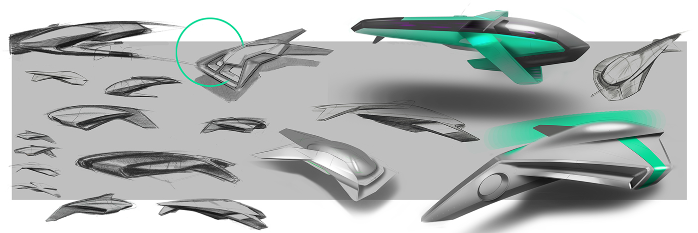 submarine underwater volkswagen interiordesign transportation design bachelor thesis