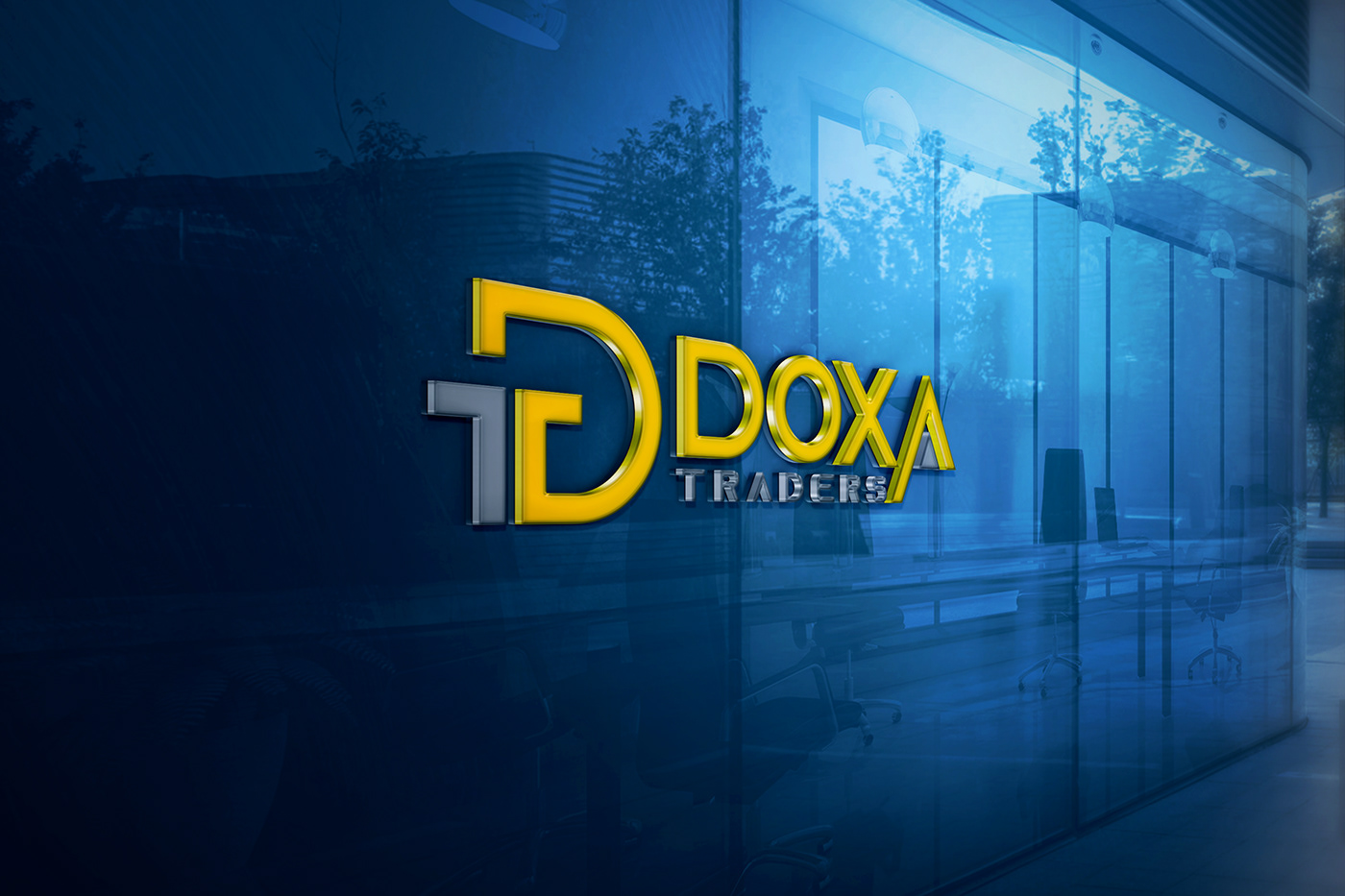 brand identity Logo Design Graphic Designer adobe illustrator designer Doxa Traders Logo