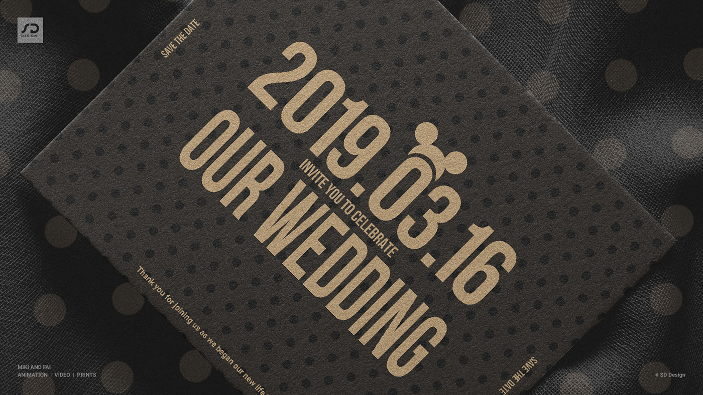 graphic design  SDDESIGN SDDESIGNHK wedding card poster