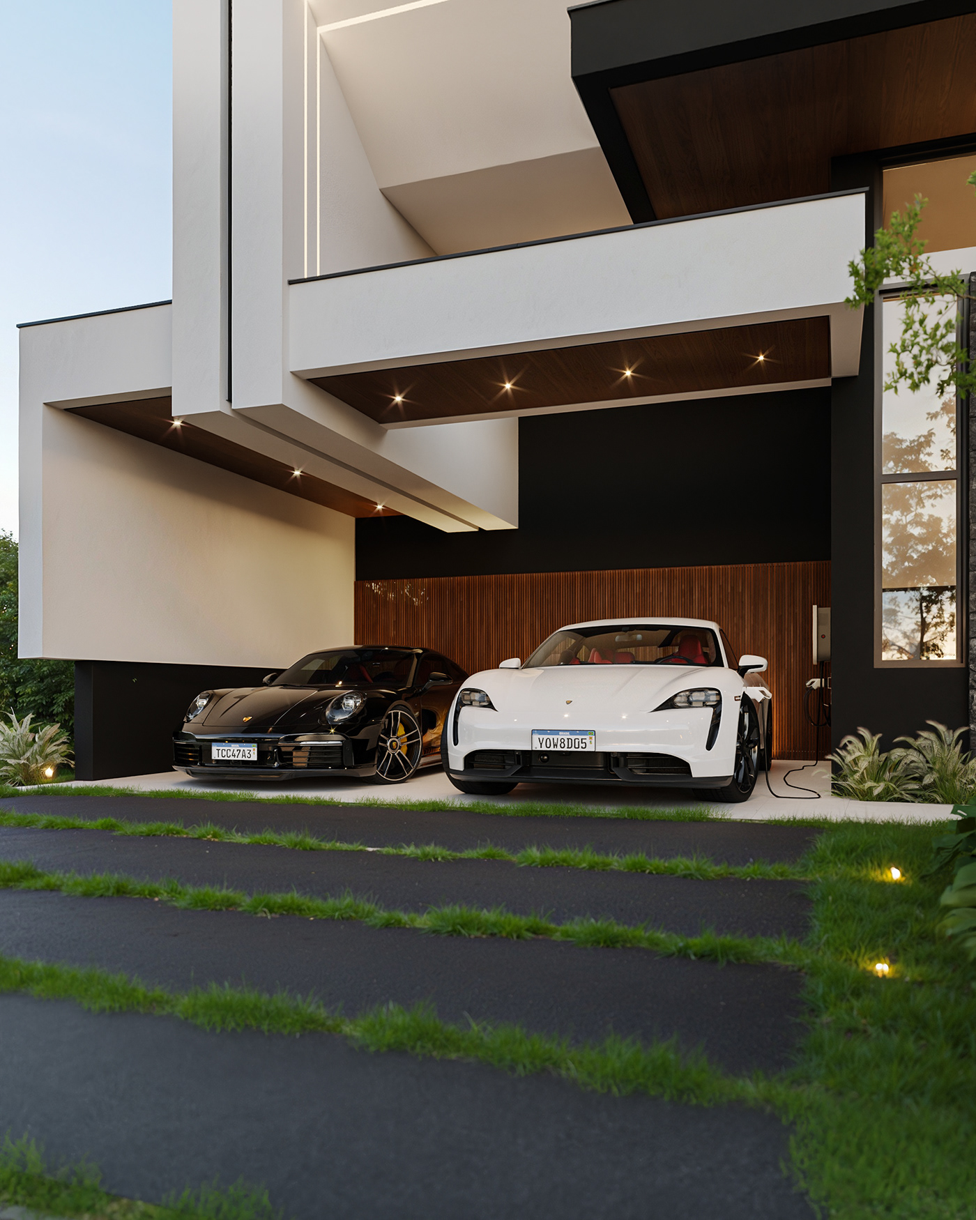 3ds max architecture Render visualization interior design  modern exterior 3D archviz CGI