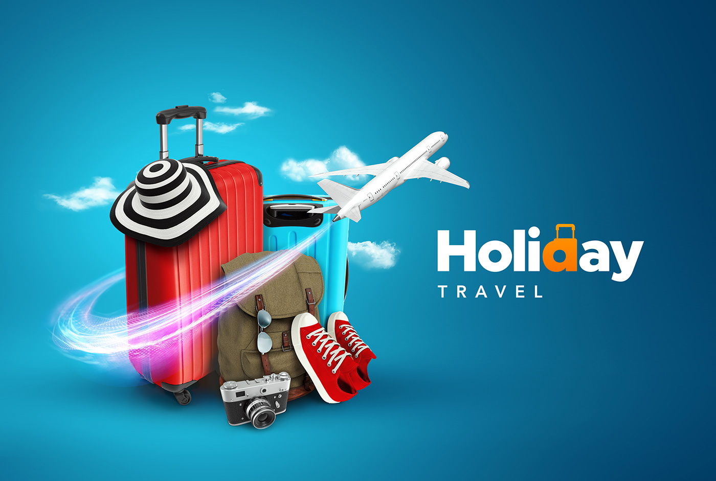 brand identity branding  Holiday holiday logo logo Logo Design logo designer travel agency Travel logo