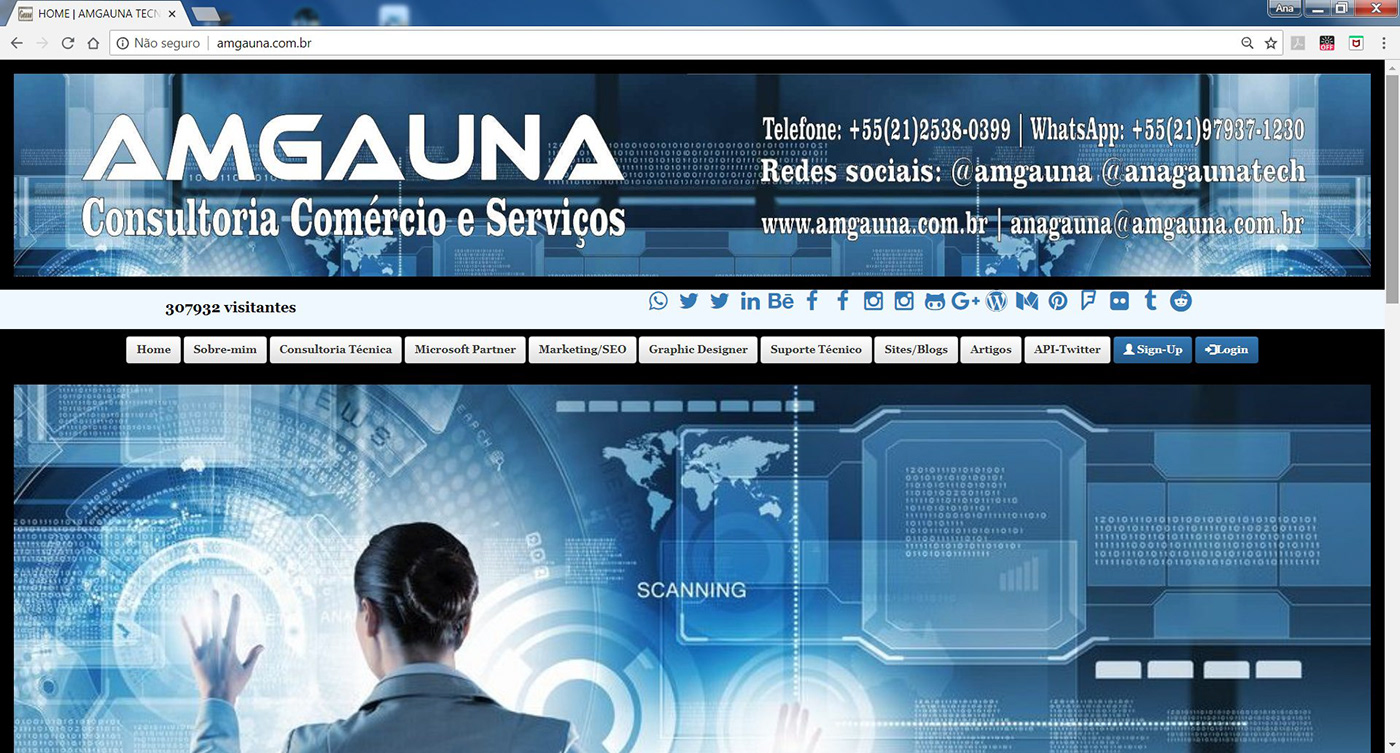 Ana Gauna amgauna site front-end back-end Bootsrap html5 css3 php