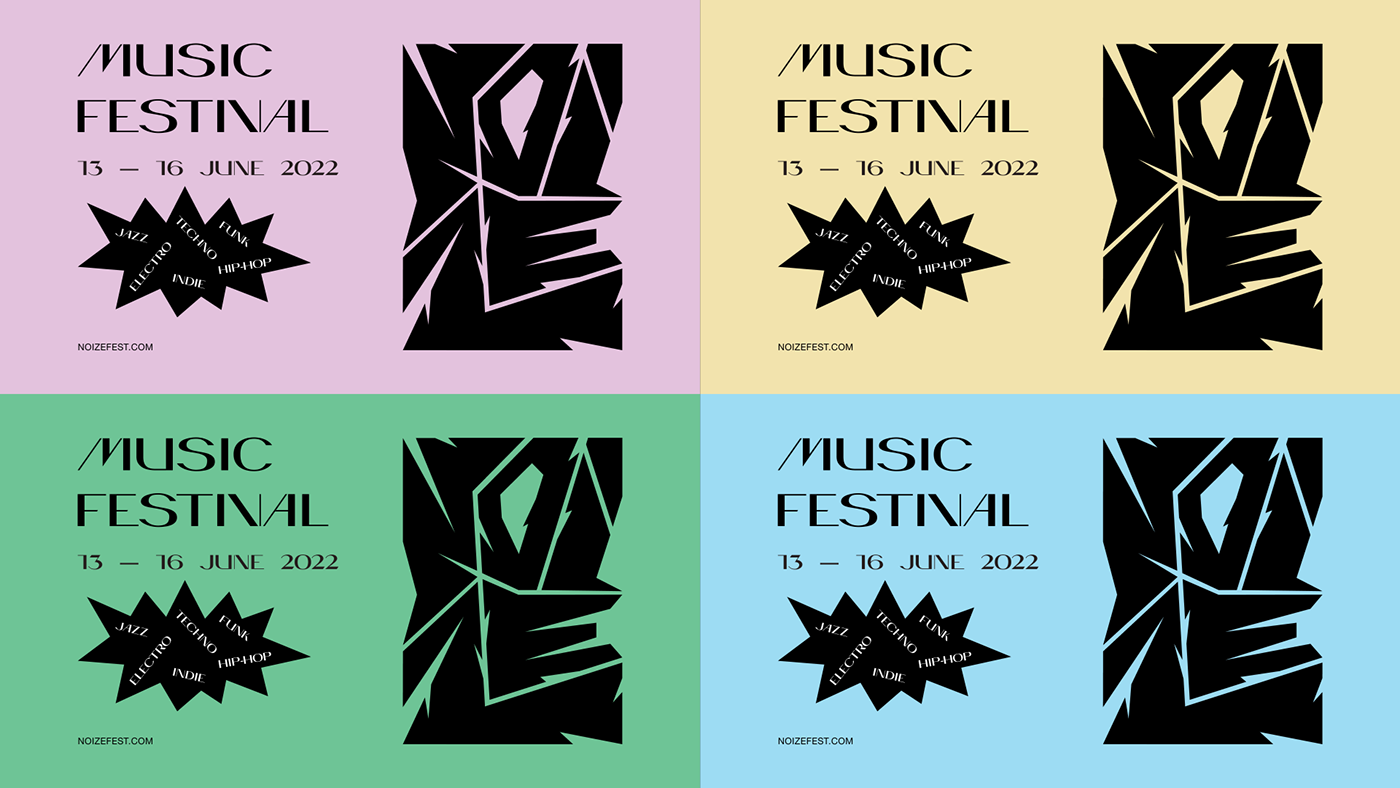 festival identity music logo visual