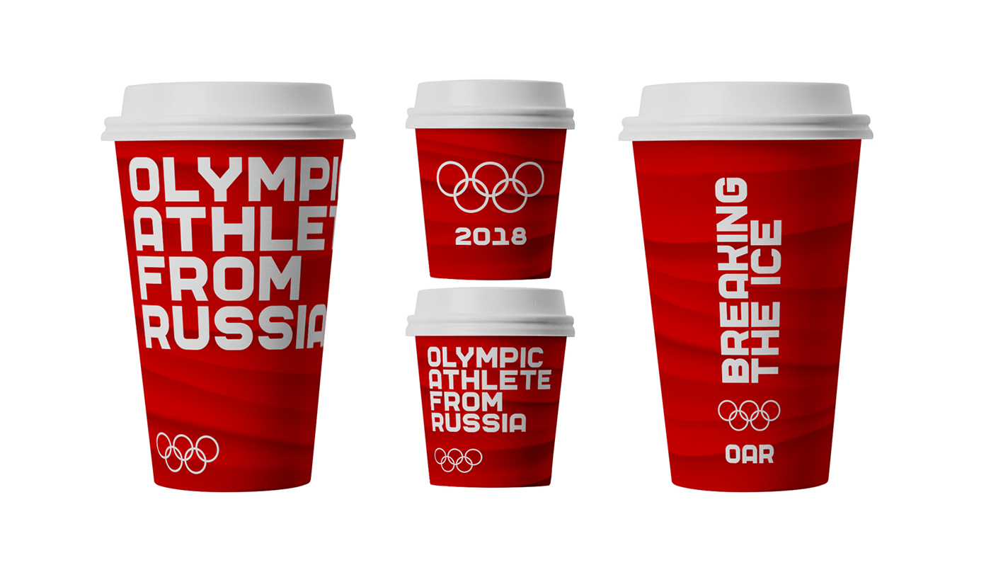 Russia Olympic Games typography   branding  sport IOC red font bold Dada
