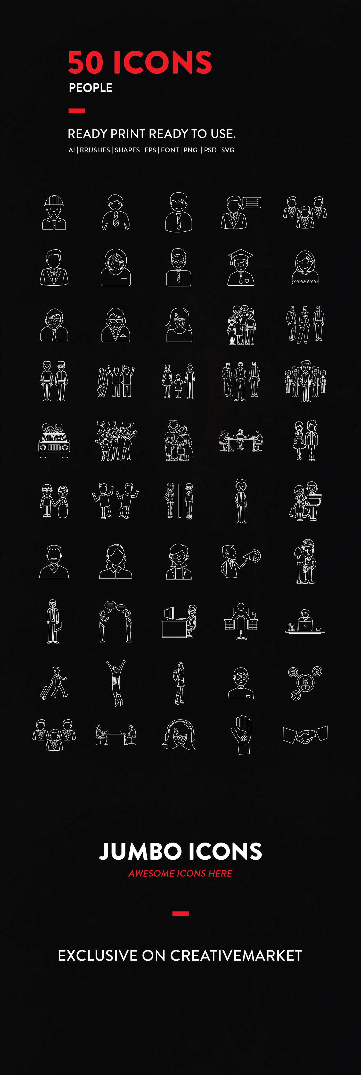 vector Peopleicons lineart UIicons iconography app icons persons thin line pixel perfect icons design