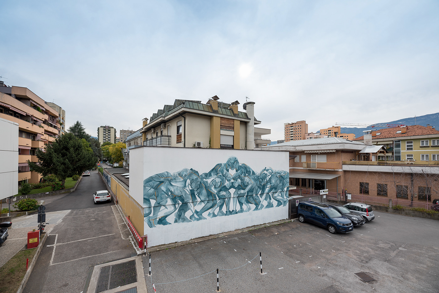Graffiti italia Mural painting   Rugby streetart Urbanart watercolor