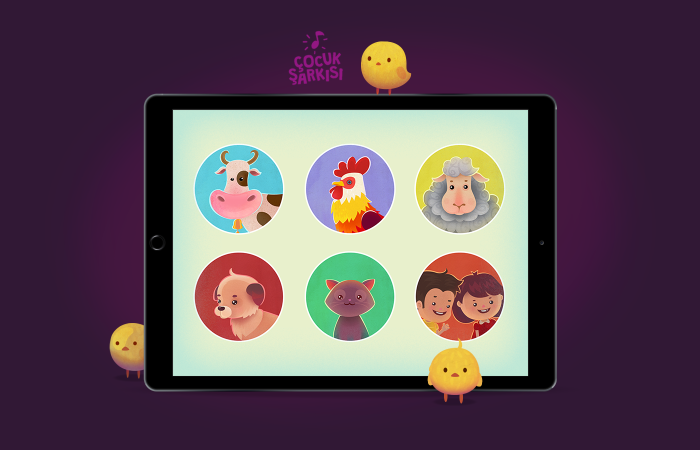 kids app songbook characters game Flash AIR showcase adobe Cartoons ios kids