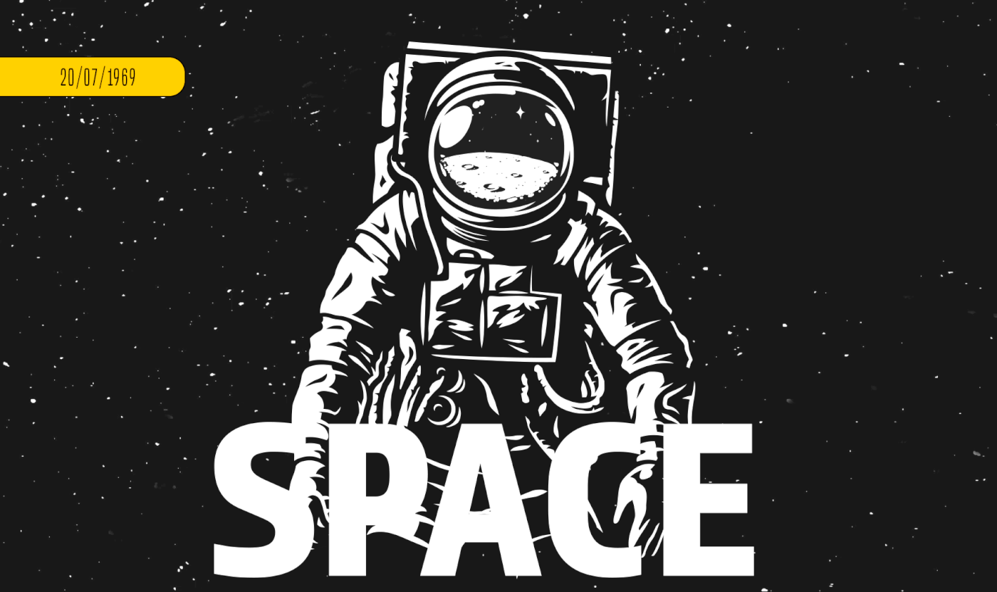 Space  vector emblem badge logo astronaut shuttle Helmet animation 