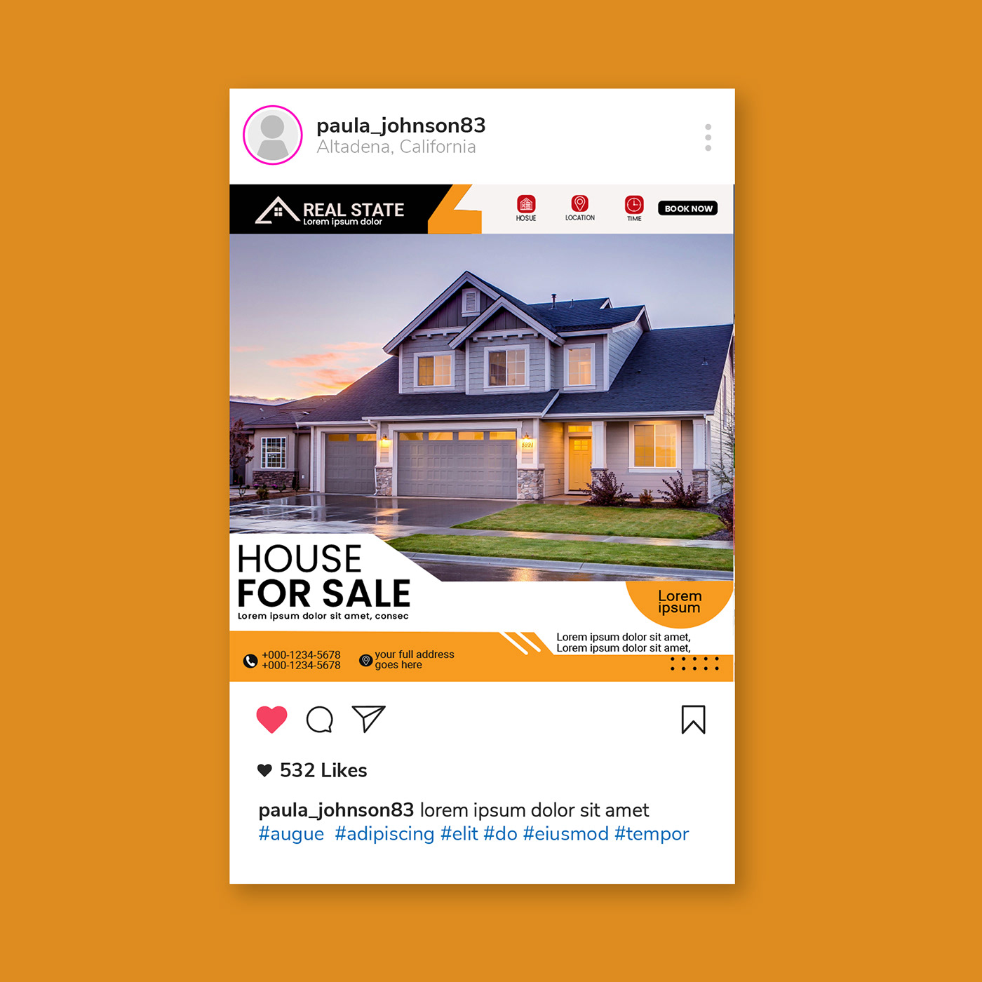 real estate real estate flyer Advertising  marketing   Social media post Socialmedia ads post hosue architecture