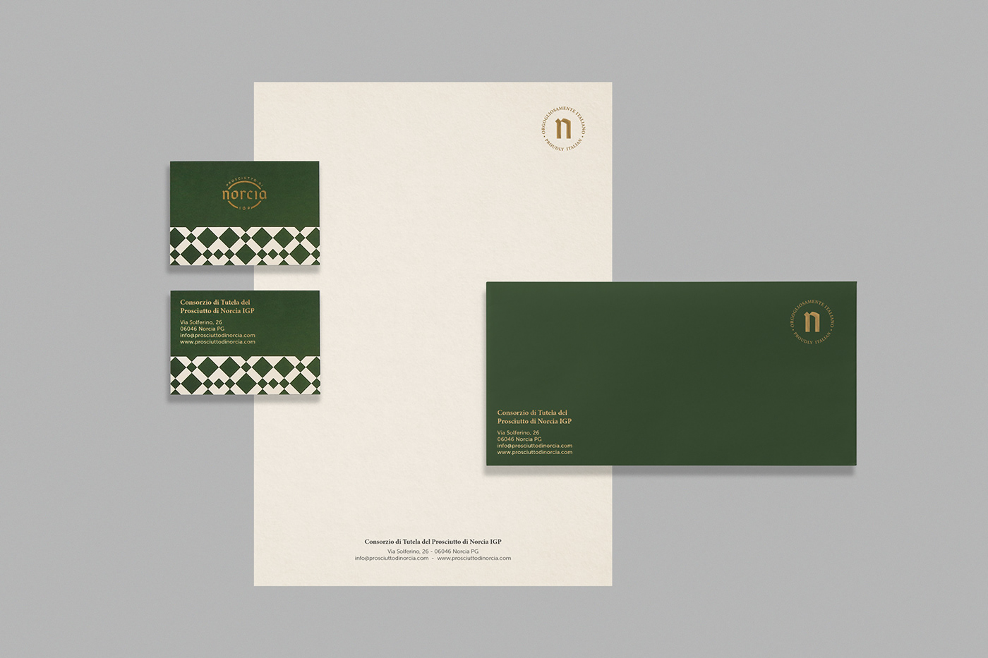 branding  graphic design  logo brand identity gold foil norcia prosciutto graphicdesign Icondesign Logo Design