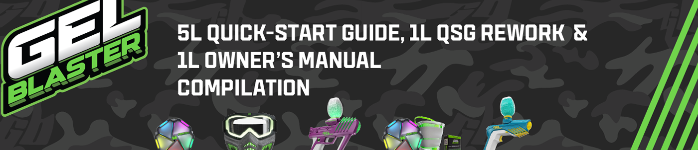 instruction manual gel blaster portal piranha starfire Face mask gellet depot Kyle Jacinto Quick Start Guide