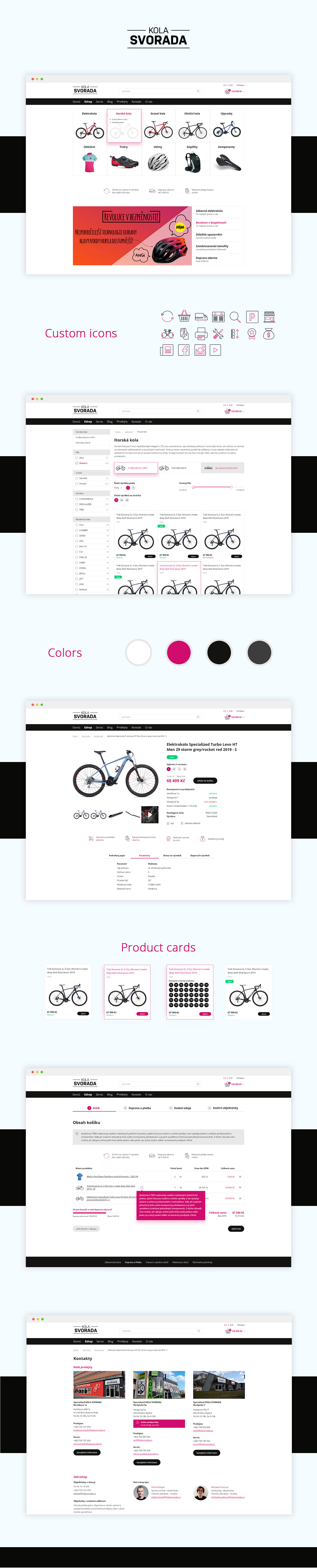redesign portfolio eshop sports Website Web Webdesign Bike Ecommerce
