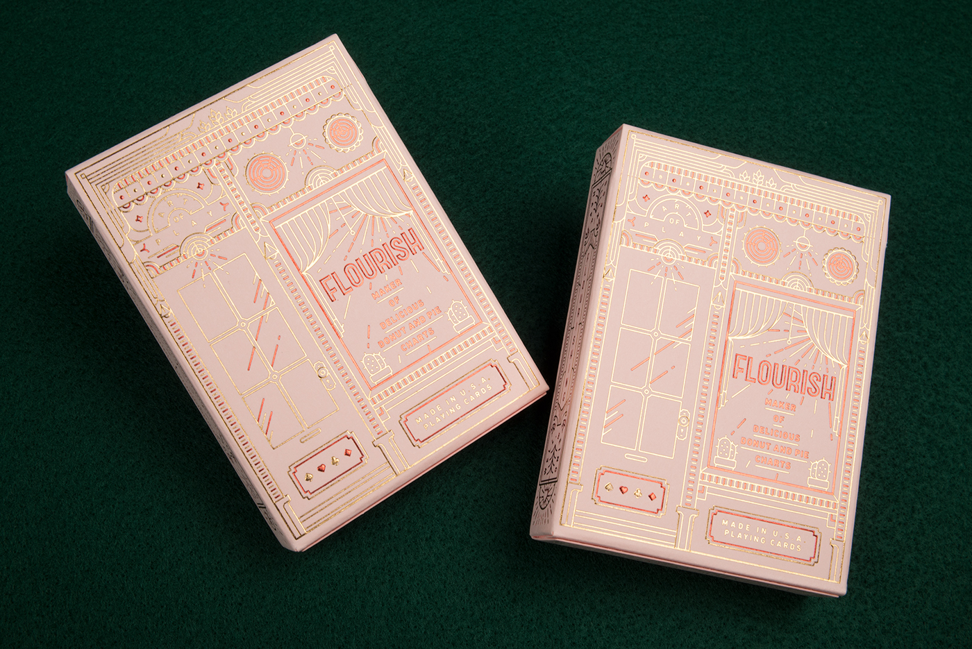 foil stamp letterpress Playing Cards Art of play