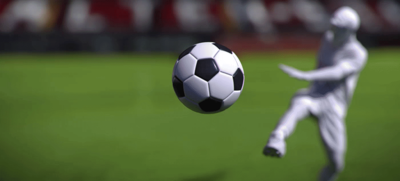 pilkanozna football soccer kick Maya 3D adamajtis CGI CG creative