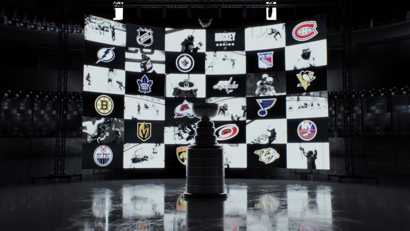 Broadcast TV Canadiens habs hockey ice motion design sport