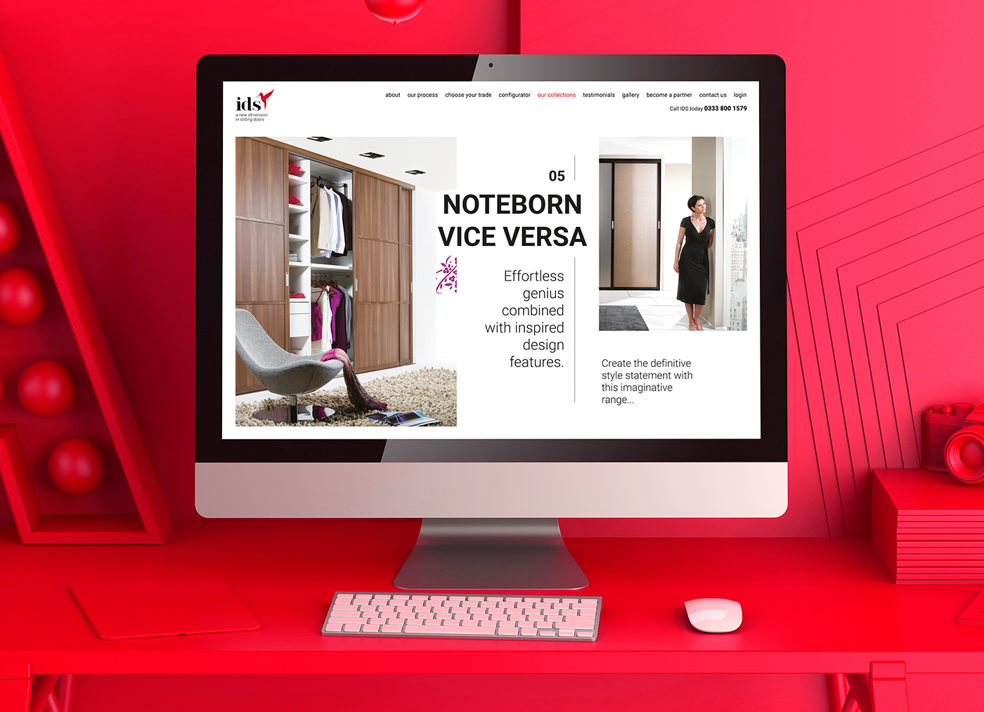 logo Website re-brand interior design 
