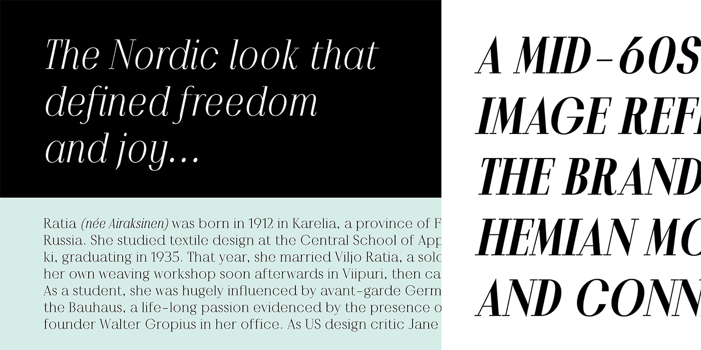 Didone editorial family font magazine serif Superfamily true italics Typeface typography  