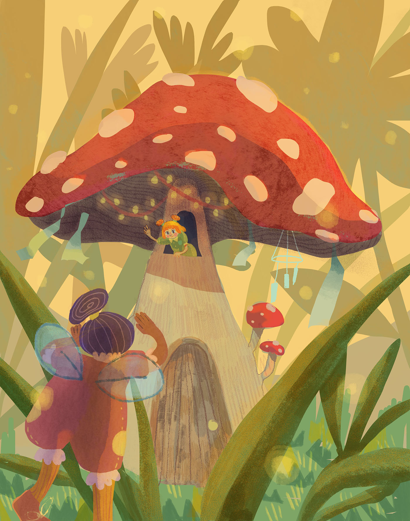 kid lit childrens books kid lit art mushroom forest