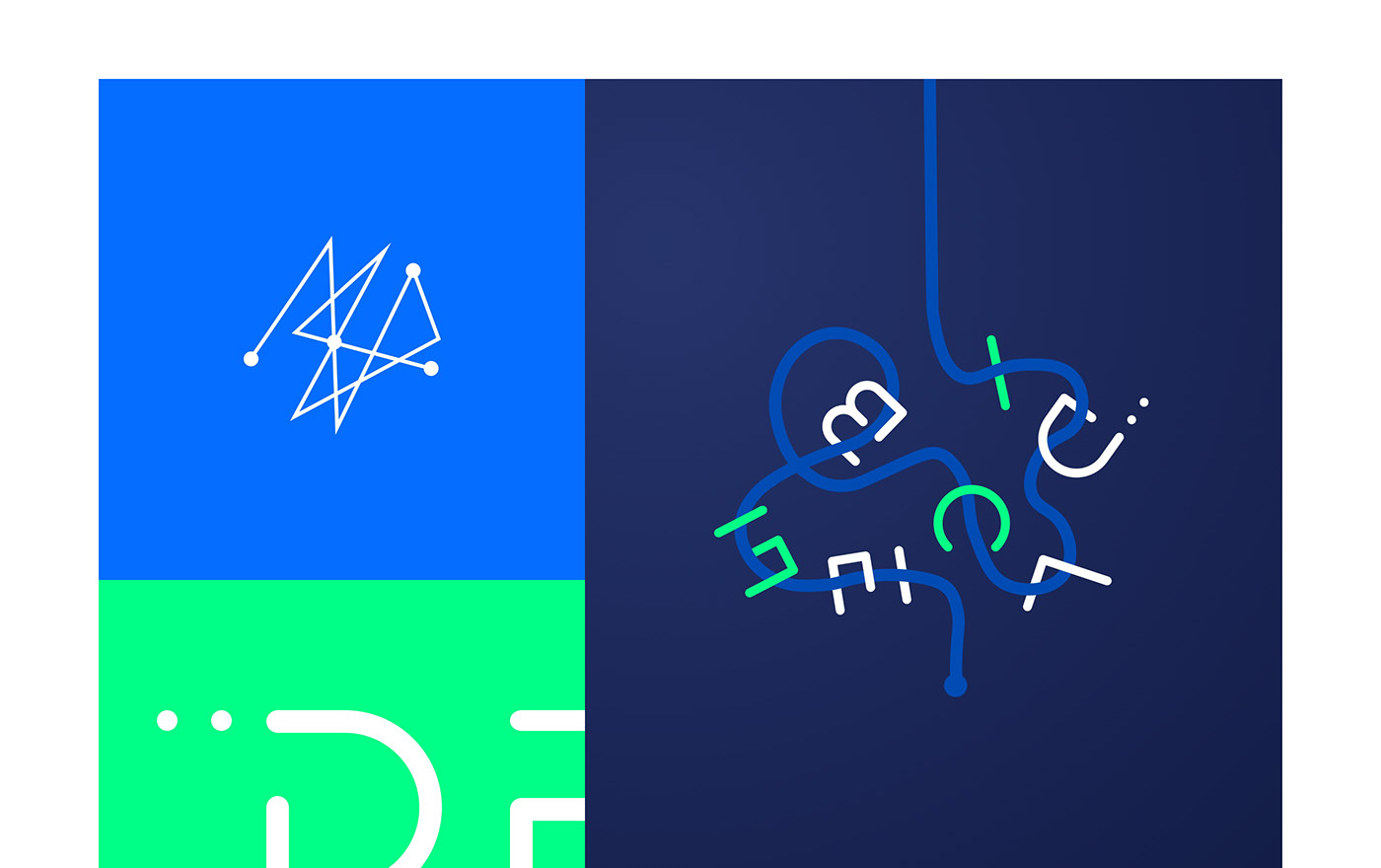 branding  logo identity modern Technology icons contemporary digital clean Website