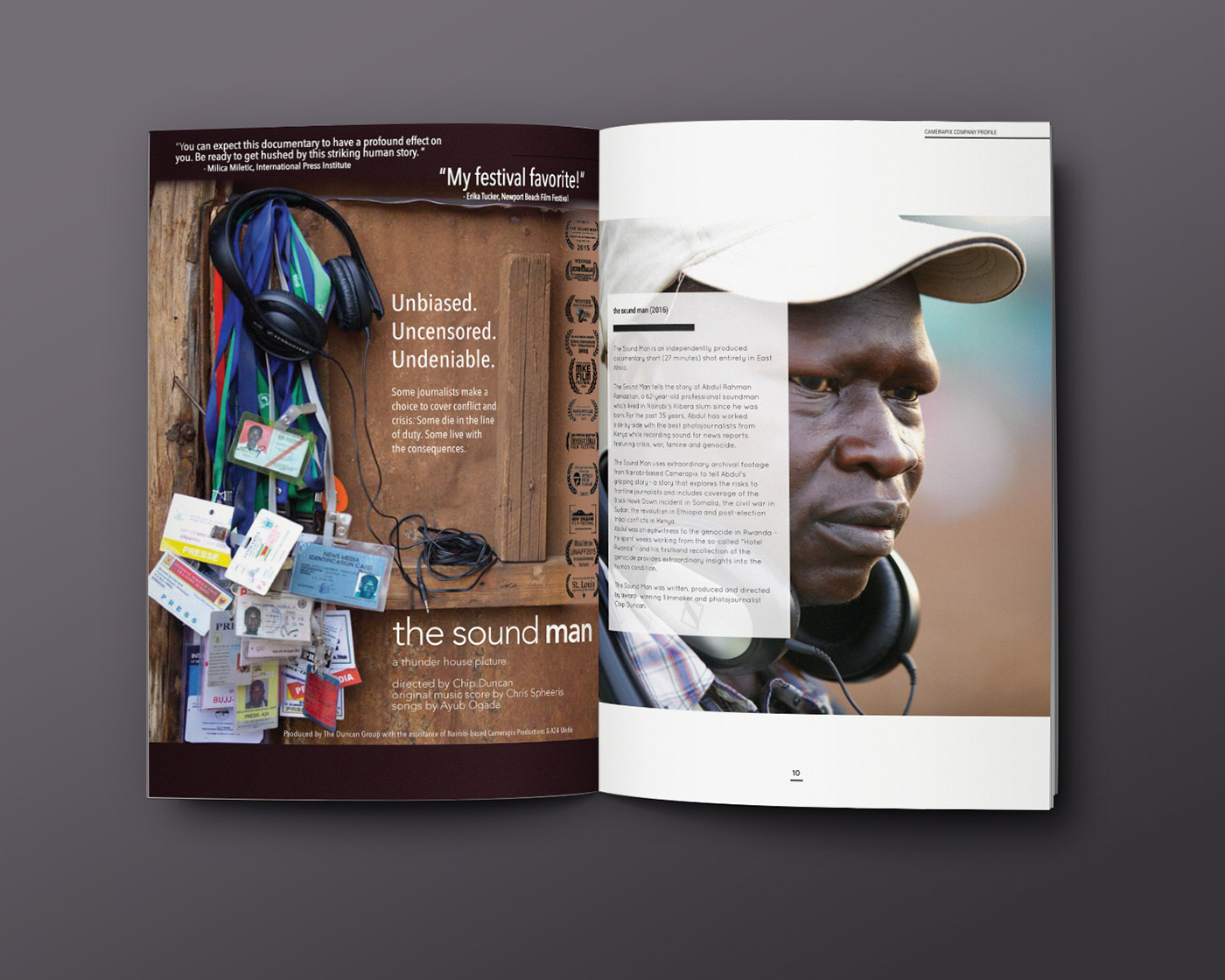 profile identity corporate company profile print magazine