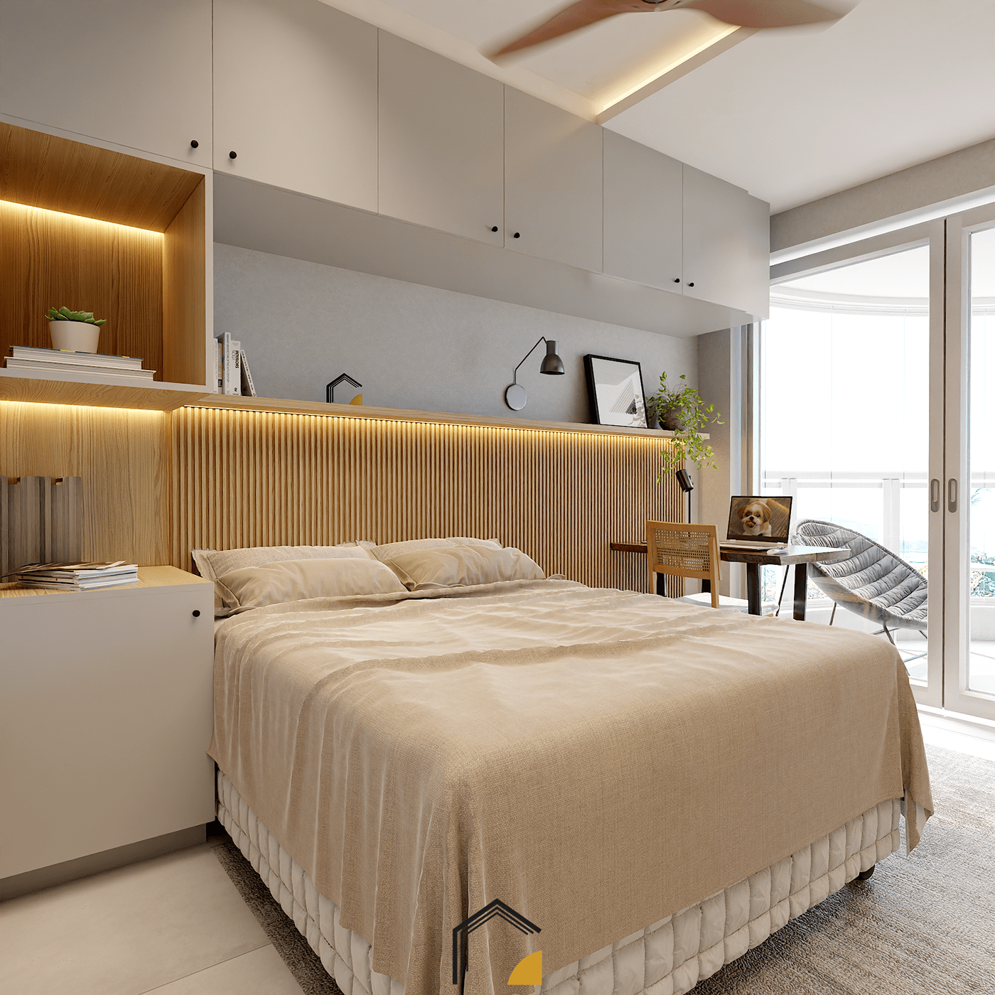 3D apartamento archviz CGI cozinha Quarto Render room salaapartamento Villa