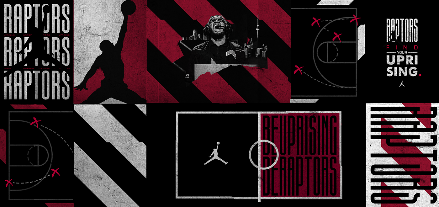 raptors NBA Nike jordan apparel social media esports hyperx advert