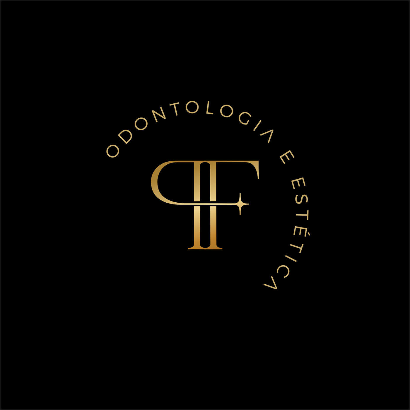 Logomarca identidade visual Logo Moderna Logo Odontología Design de Logo