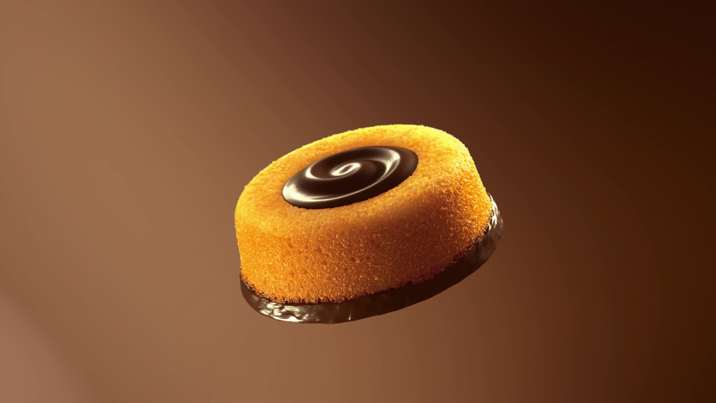 cake chocolate pouring splash 3ds max vray tyFlow oven tabletop