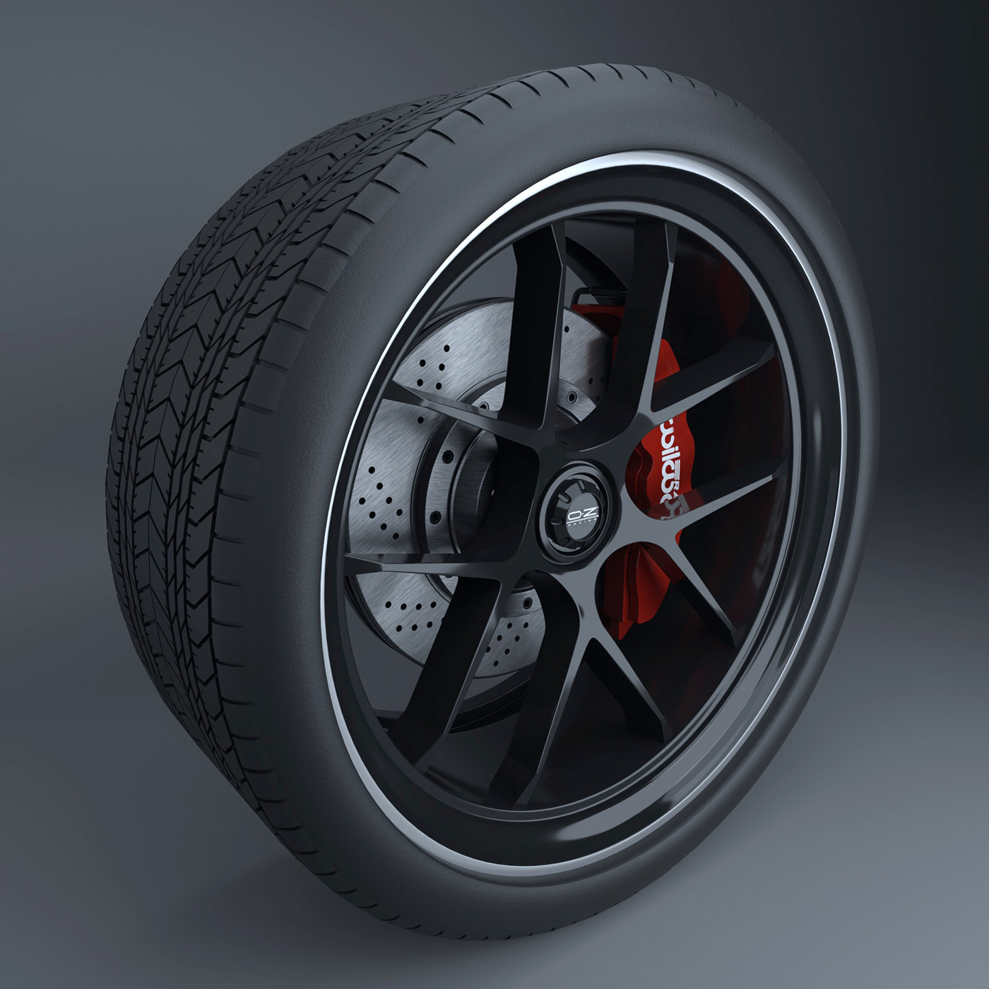 3D Car Wheel
