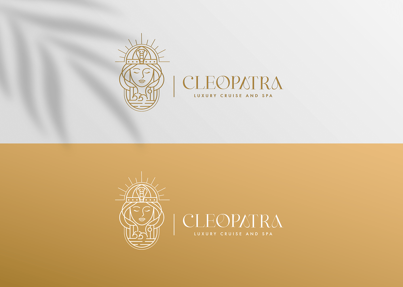 cleopatra brand identity ancient egypt Brand identity logo ancient egyptian branding cleopatra logo Nile Cruise Logo nilecruise