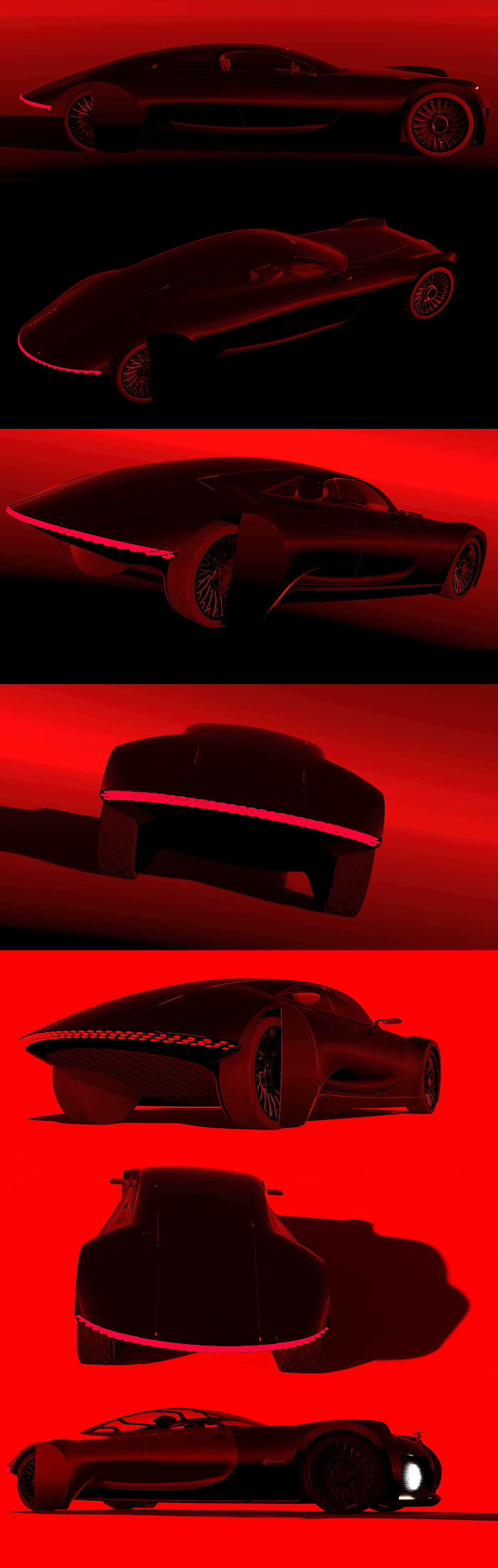 HispanoSuiza sedan concept conceptcar Render 3D cardesign car design
