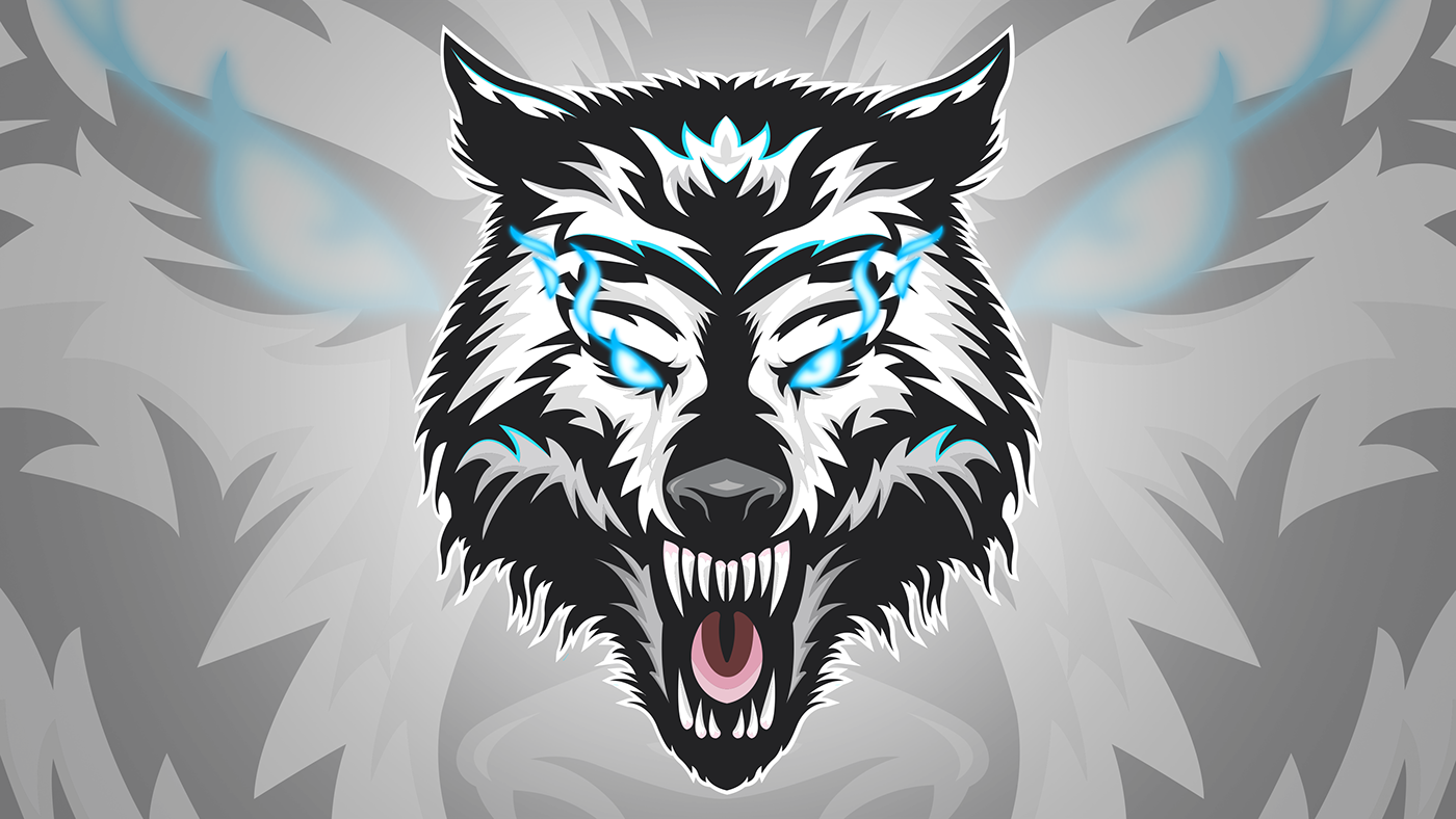 WhiteWolf wolf snowwolf esports wolflogo wolfmascot gaminglogo mascotlogo wolfgaminglogo angry wolf 