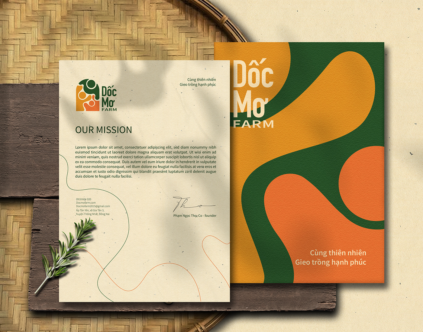 branding  doc mo Dốc Mơ farm farm identity logo vietnam Agricultural docmo graphicdesign