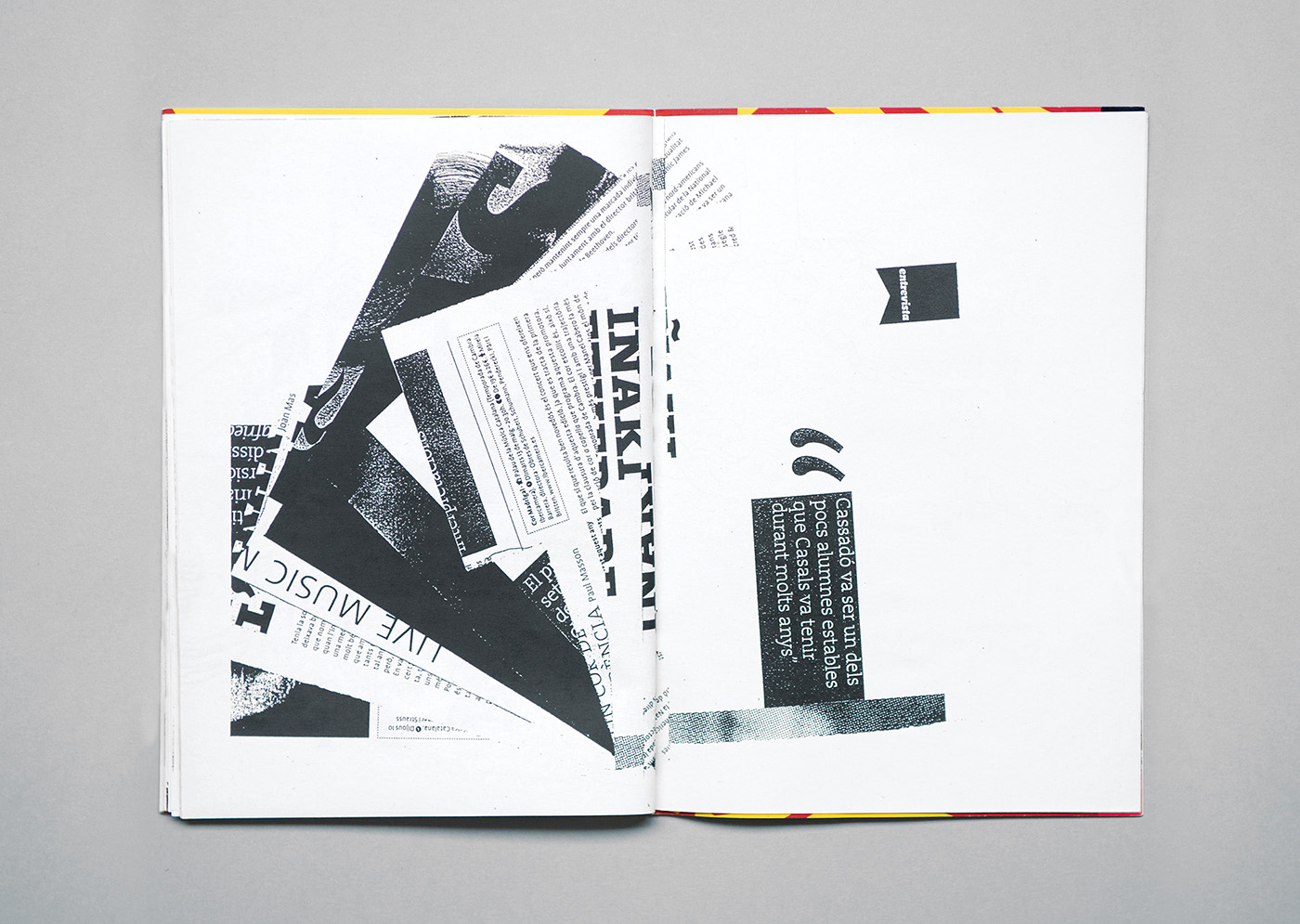 fanzine Xerox collage libros como churros barcelona elisava Zine 