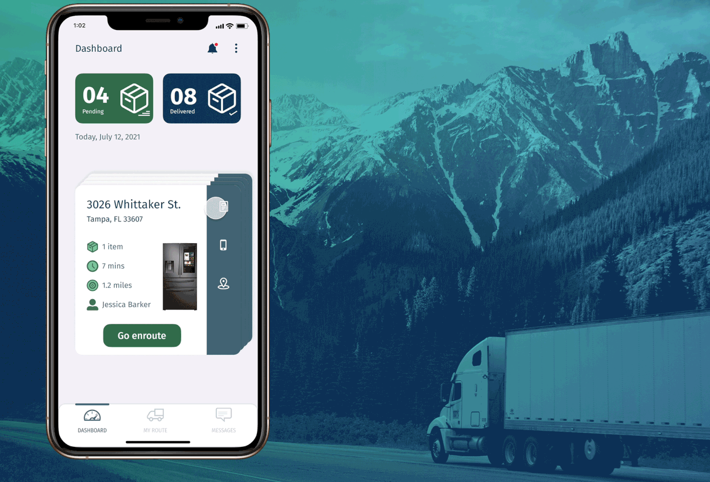 android custom software interactive design iOS App Development Logistics Logistics app Mobile app ui design UI/UX user interface